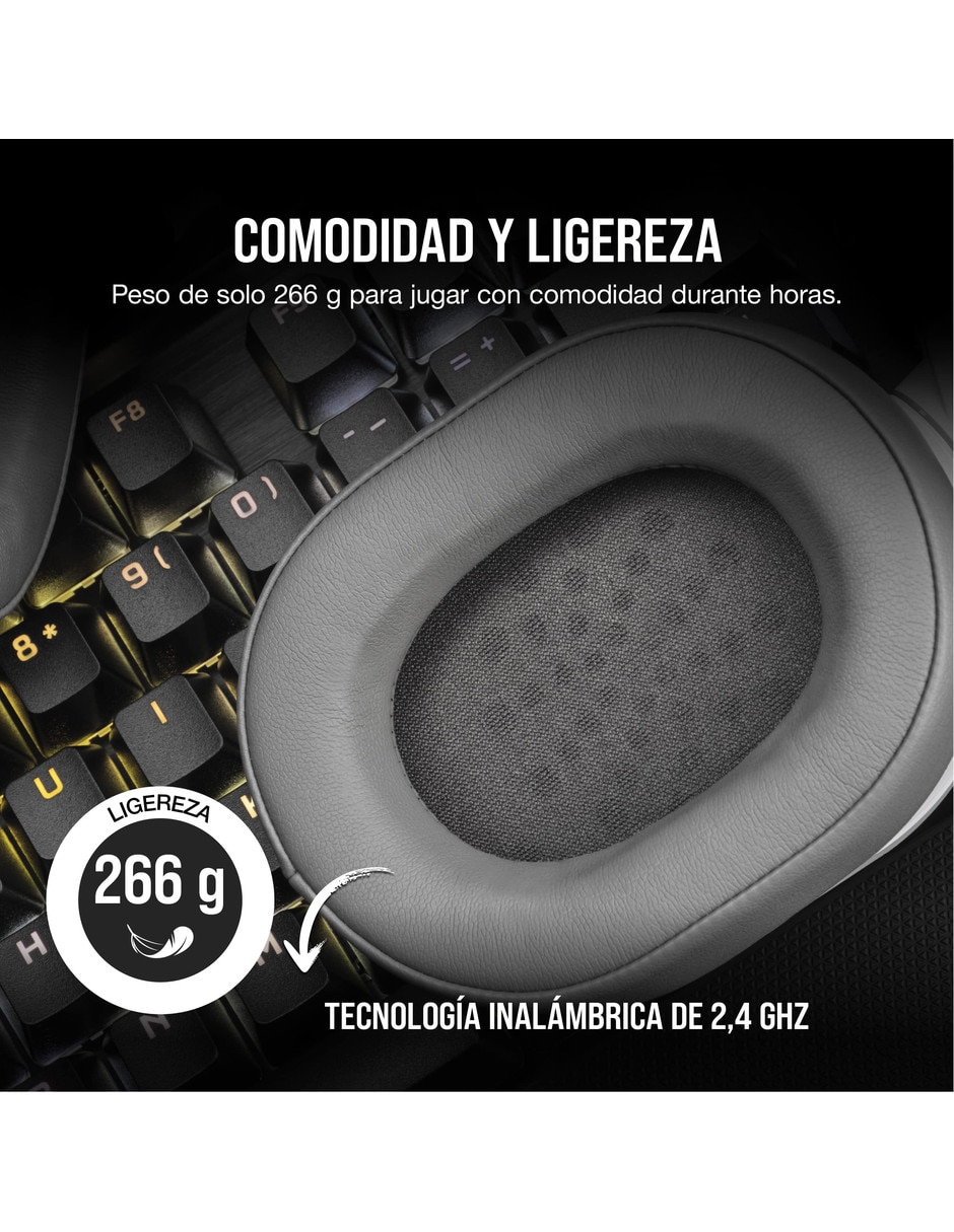 Audífonos gamer Over-Ear Inalámbrica con cancelación de ruido 4