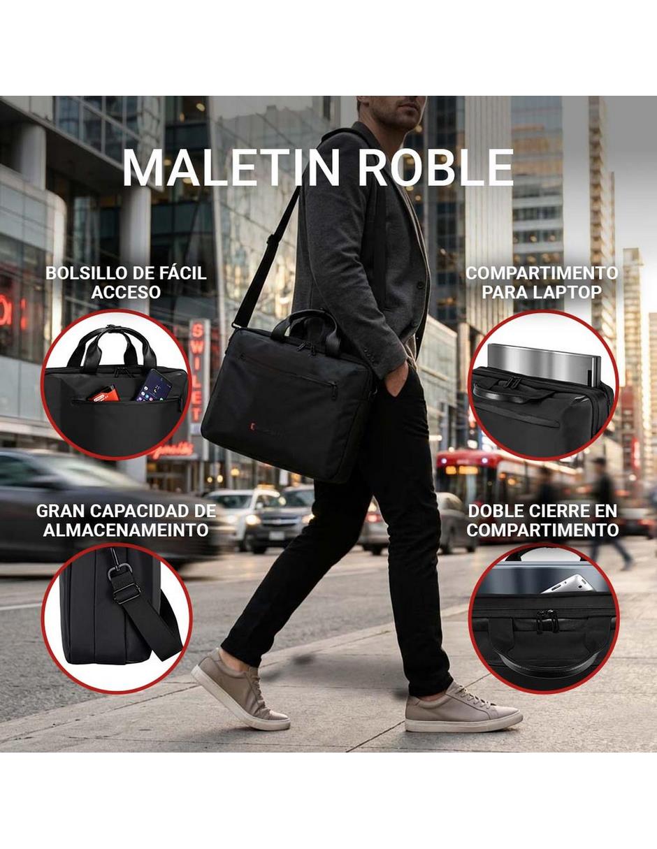 Maletín con compartimiento para laptop 17 pulgadas 4