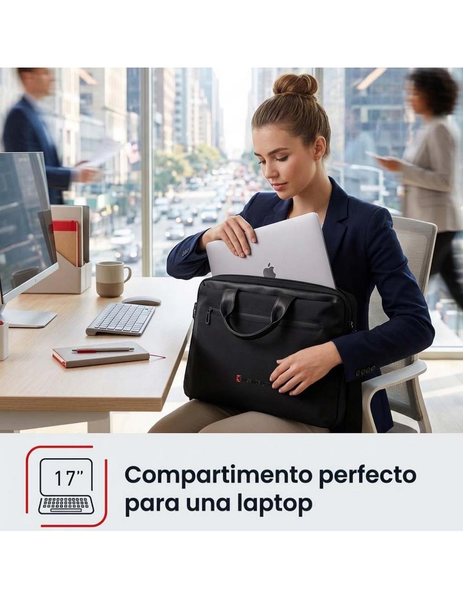 Maletín con compartimiento para laptop 17 pulgadas 2
