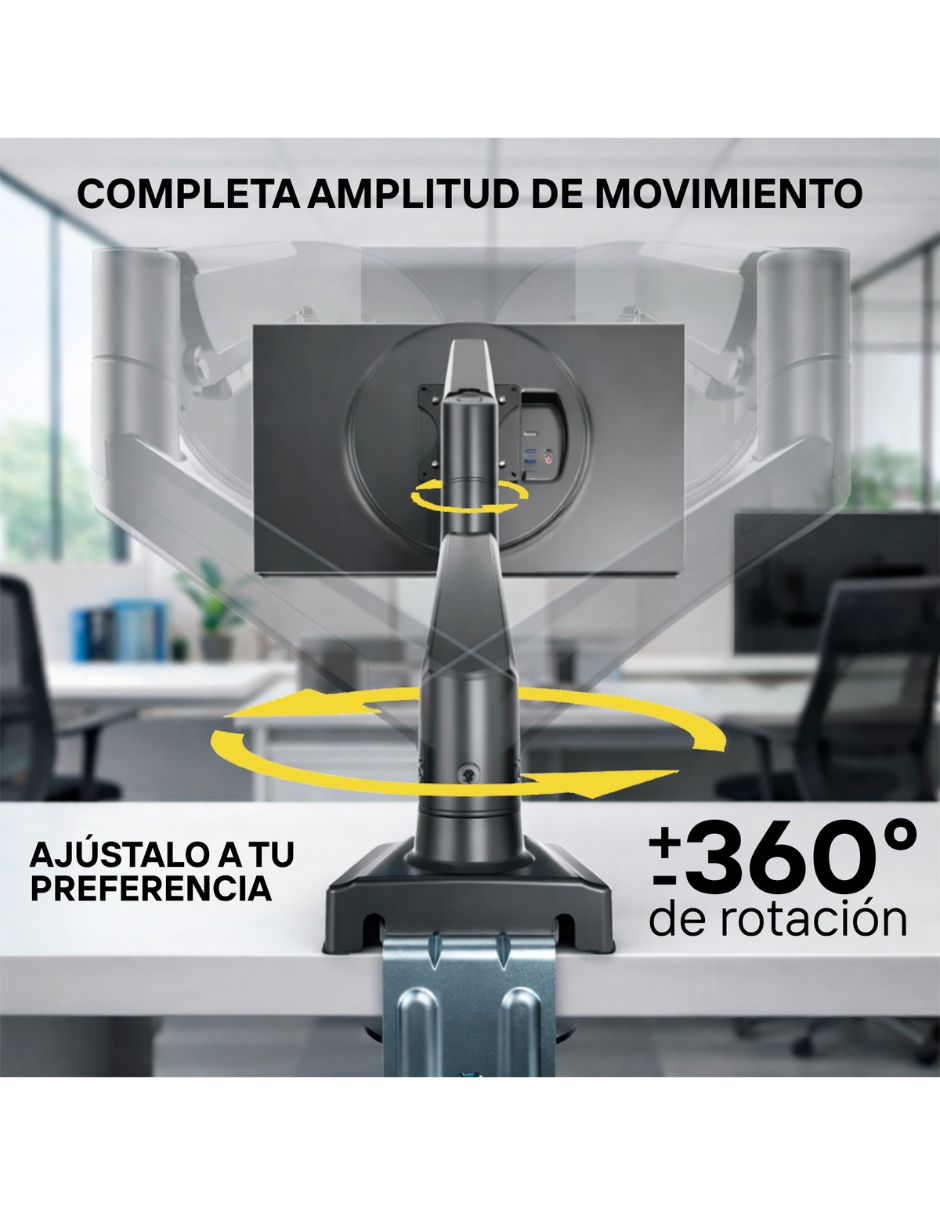 Caballete para pantalla para pantalla Articulado 13 - 32 pulgadas 3