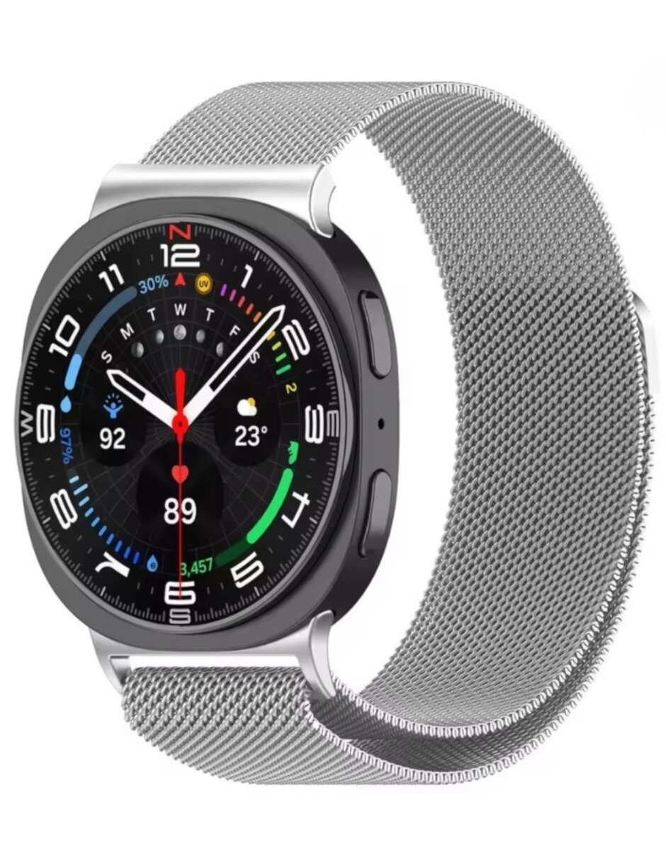 Correa para smartwatch de Acero inoxidable compatible con Galaxy Watch 8/Watch 8 Classic 1