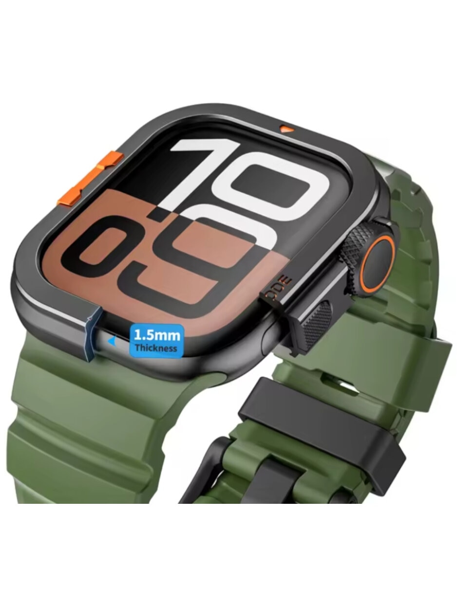 Correa para smartwatch de Acero compatible con Series 4 5 6 7 8 9 10 11 SE ULTRA (44/45/46/49mm) 2