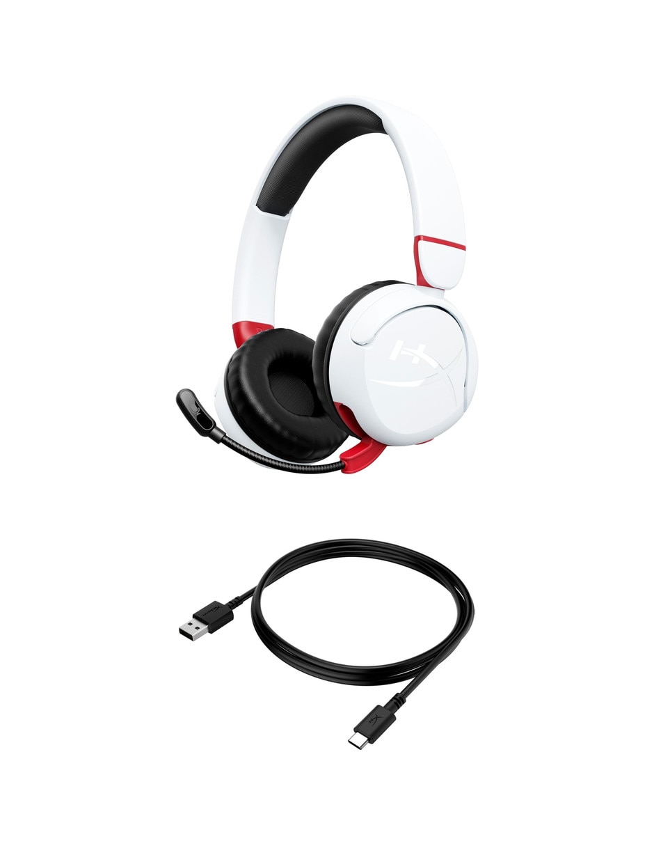 Audífonos gamer over-ear inalámbricos con cancelación de ruido