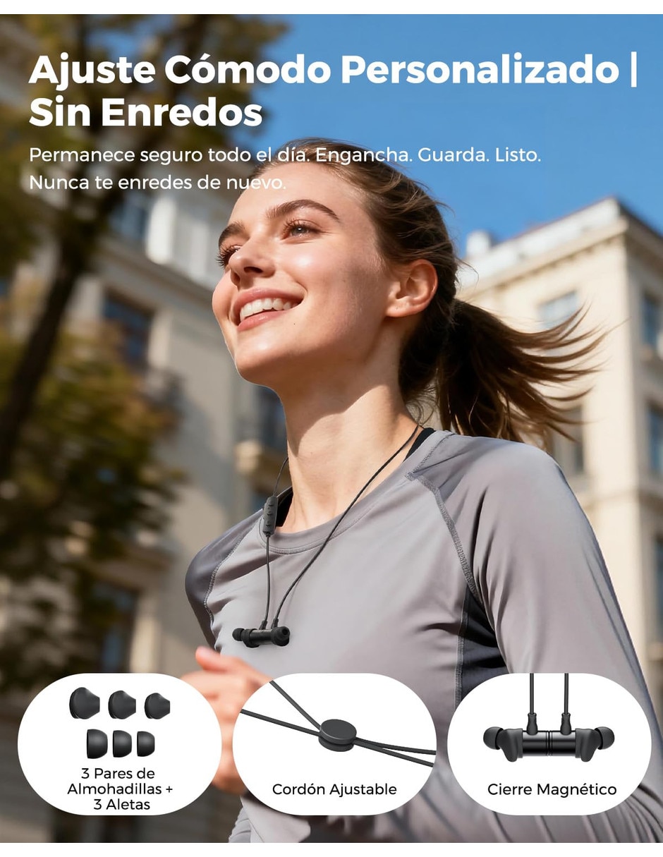 Audífonos in-ear inalámbricos con cancelación de ruido 4