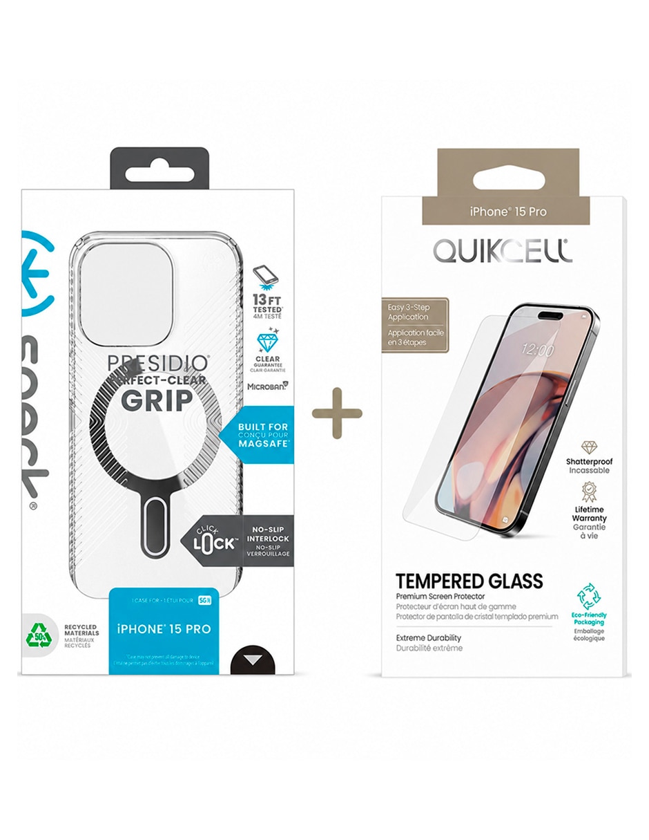 Funda para iPhone 15 Pro Speck de TPU 8