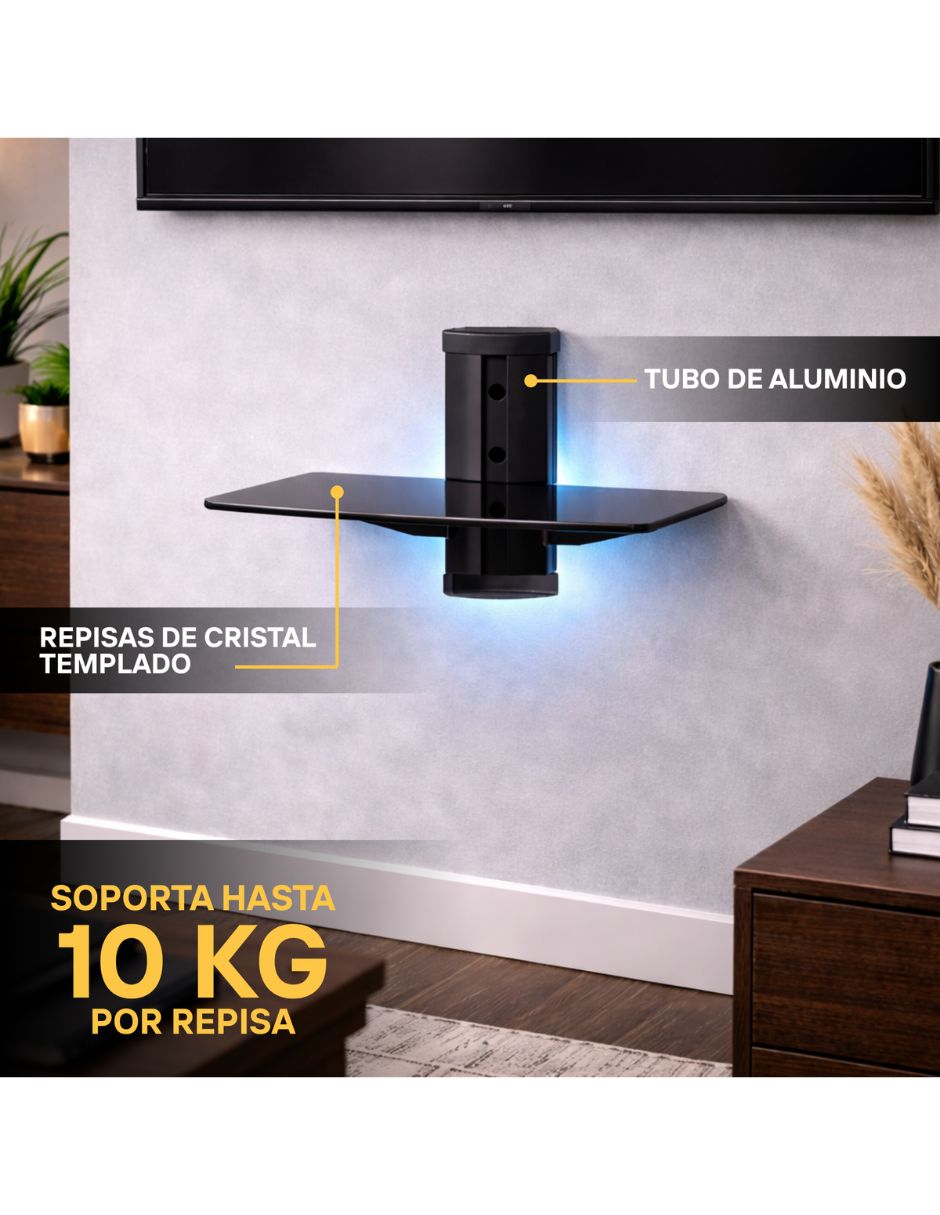 Repisa Sí de Cristal templado 5