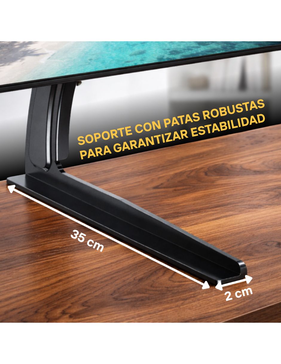 Caballete para pantalla para pantalla fijo 37 - 80 pulgadas 7