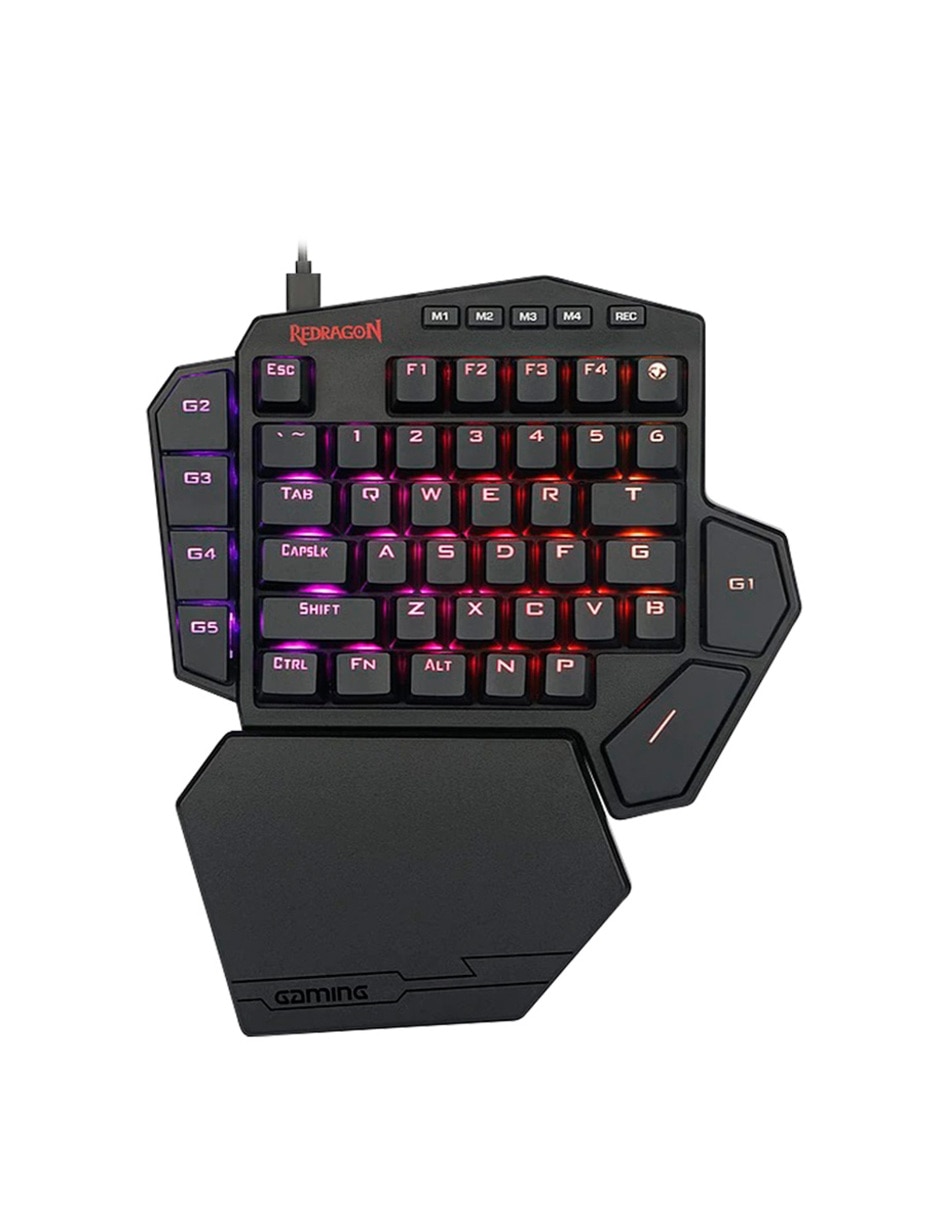 Teclado gamer USB-C QWERT inglés con interruptor táctiles (Brown Clear) DITI K585