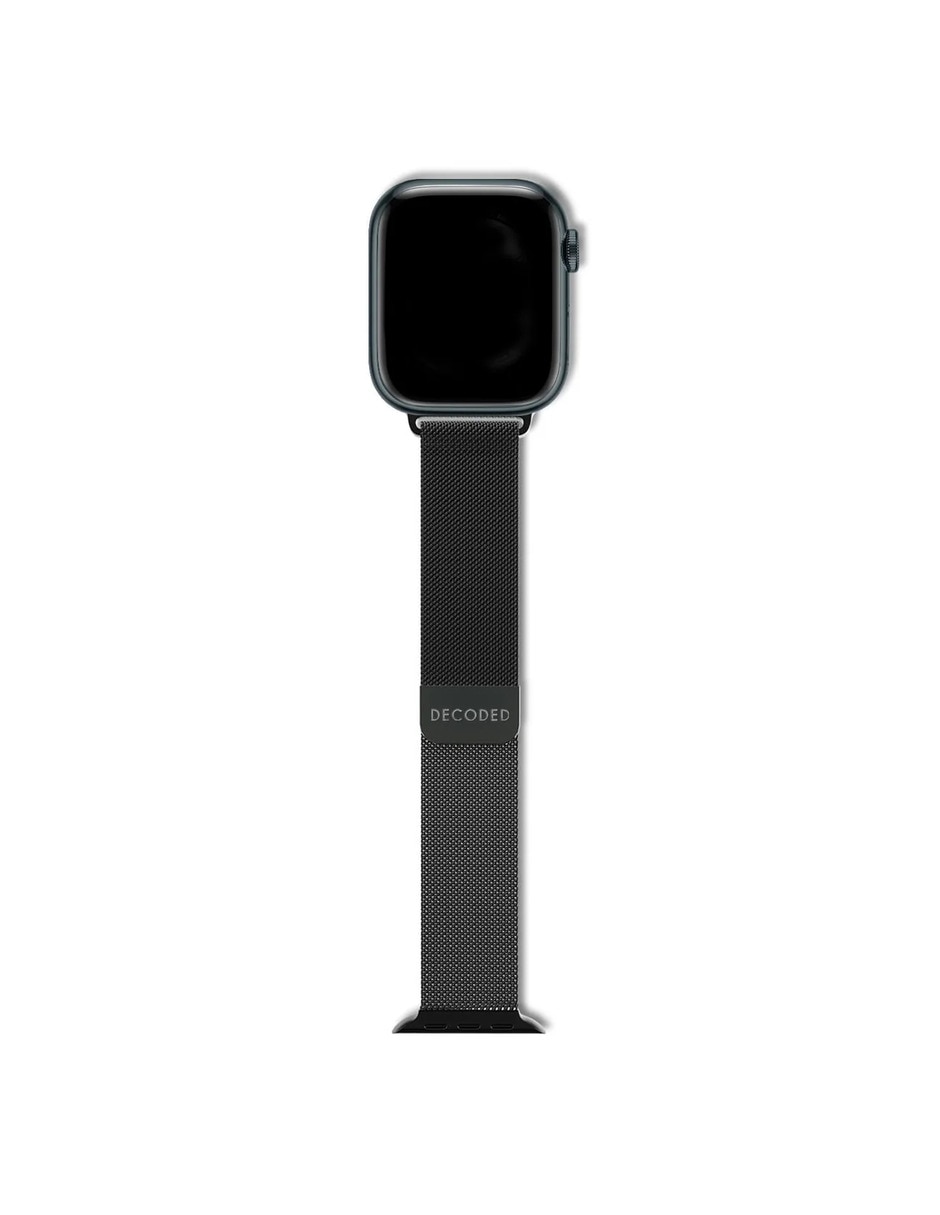 Correa para smartwatch de acero inoxidable compatible con apple watch
