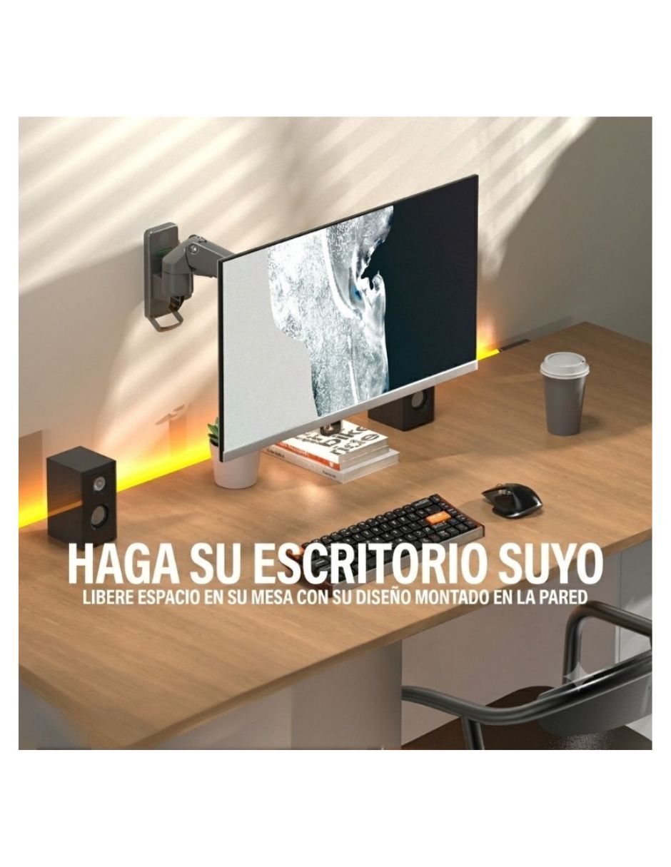 Soporte de pared para pantalla articulado 17 - 35 pulgadas 6