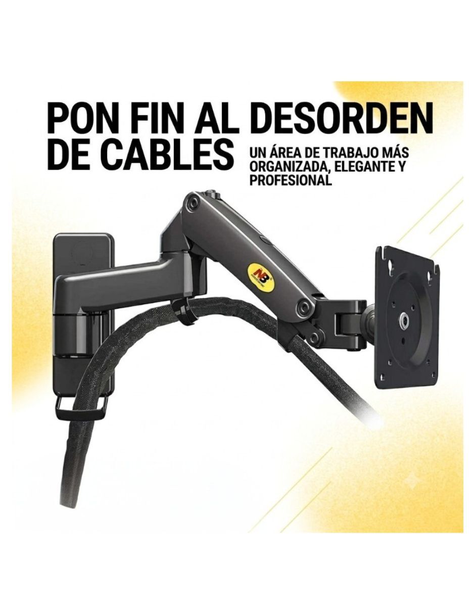 Soporte de pared para pantalla articulado 17 - 35 pulgadas 4