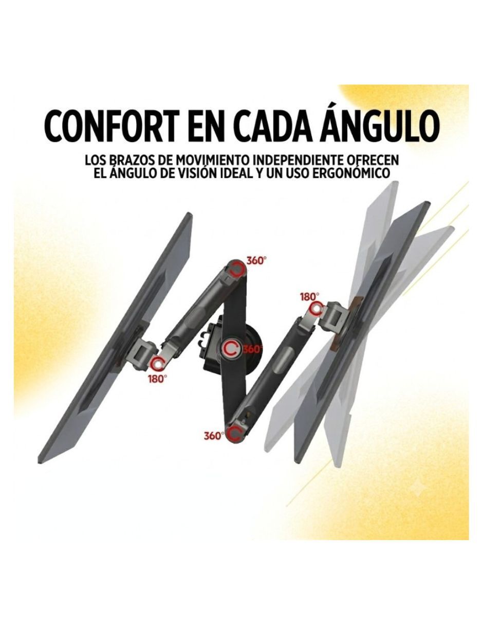 Soporte para monitor articulado 17 - 30 pulgadas 4