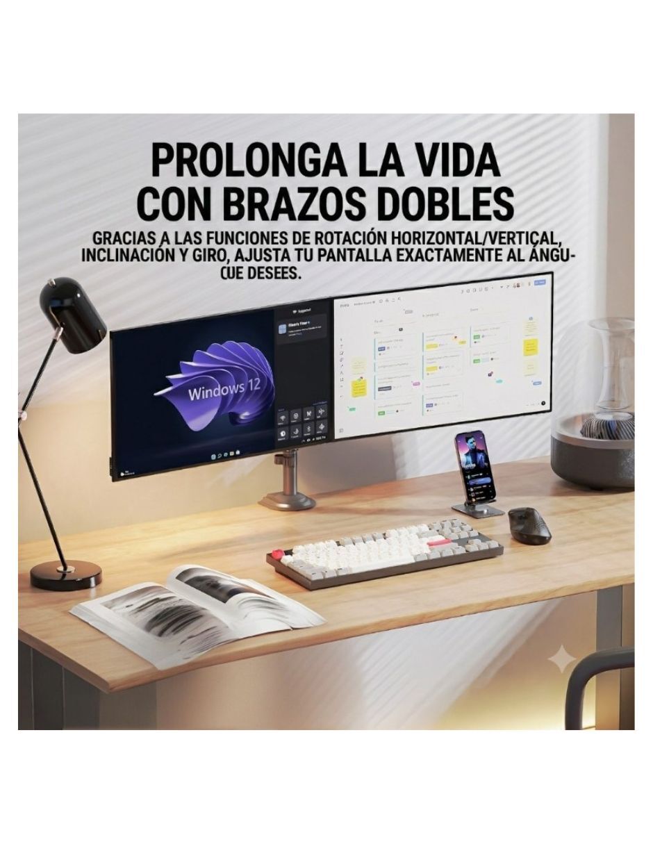 Soporte para monitor articulado 17 - 30 pulgadas 3