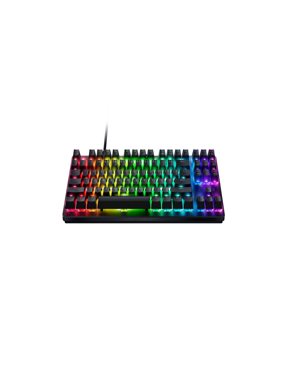 Teclado gamer usb-c Qwerty latino américa con interruptor optomecánico huntsman v3 x tenkeyless 2