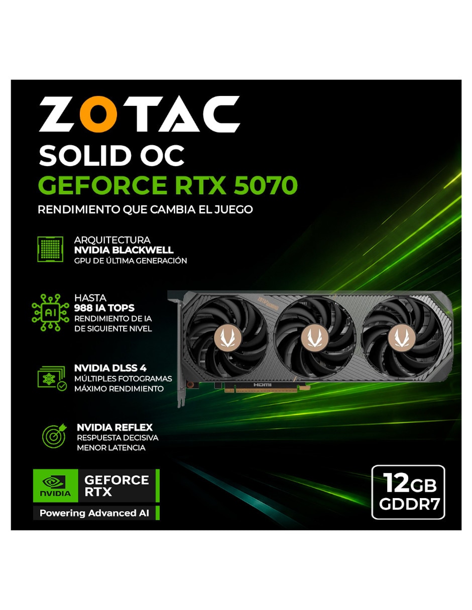 Tarjeta de video ZT-B50700J-10A 6