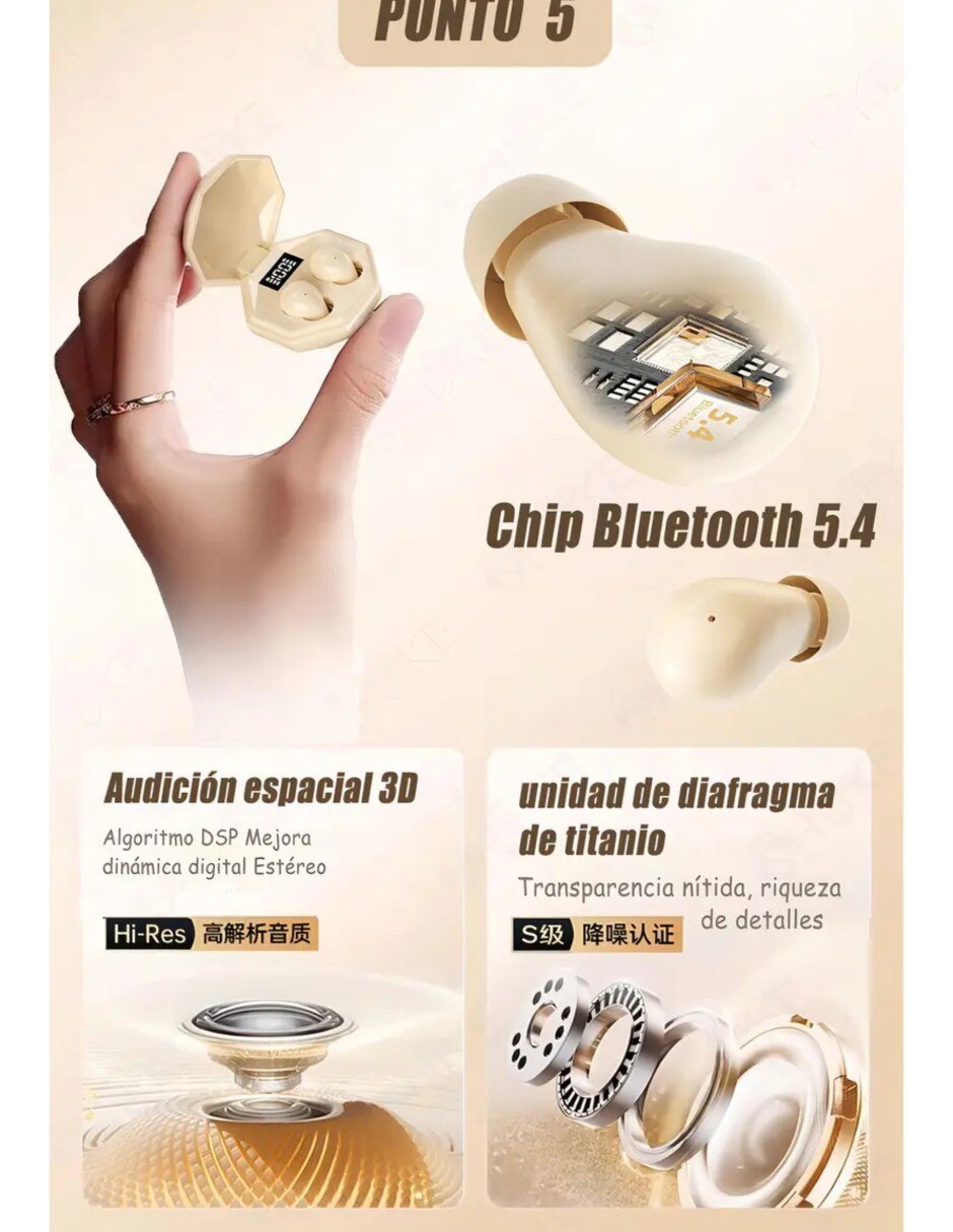 Audífonos In-Ear Inalámbrica con (si aplica) Sí 4