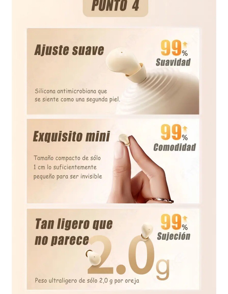Audífonos In-Ear Inalámbrica con (si aplica) Sí 5
