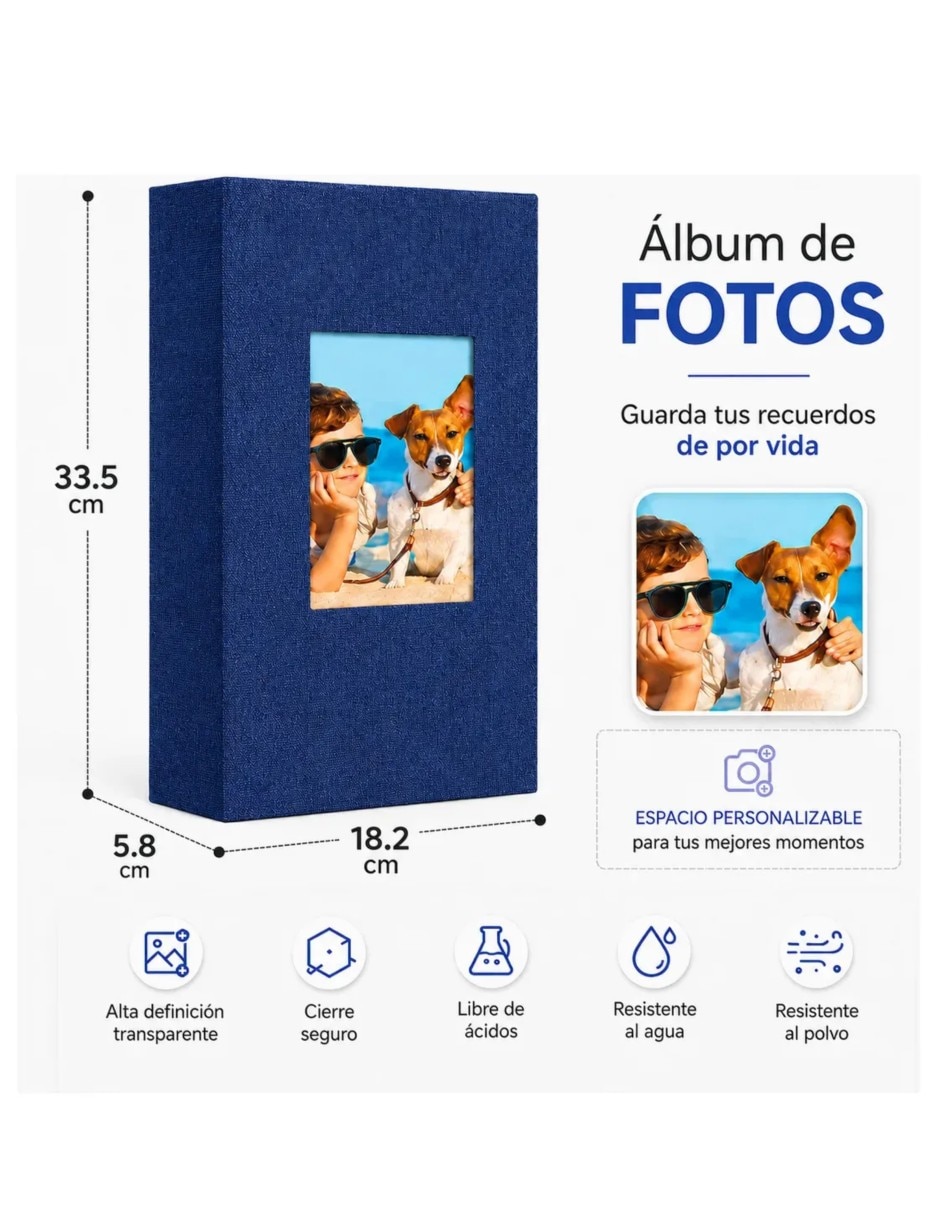 Álbum fotográfico 125 hojas 5