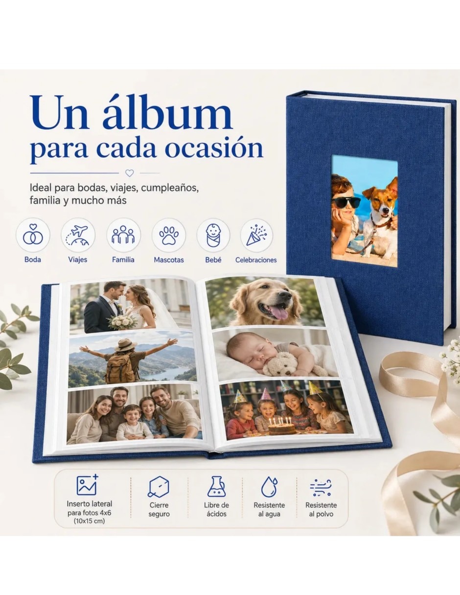 Álbum fotográfico 125 hojas 3