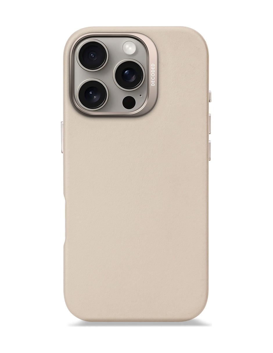 Funda para Apple Decoded iPhone 16 Pro de Piel sintética Funda para Apple Decoded iPhone 16 Pro de Piel sintética