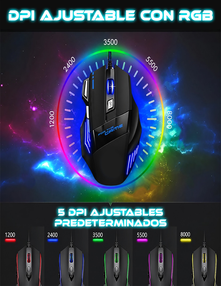 Mouse gamer IT-M023RGB 2