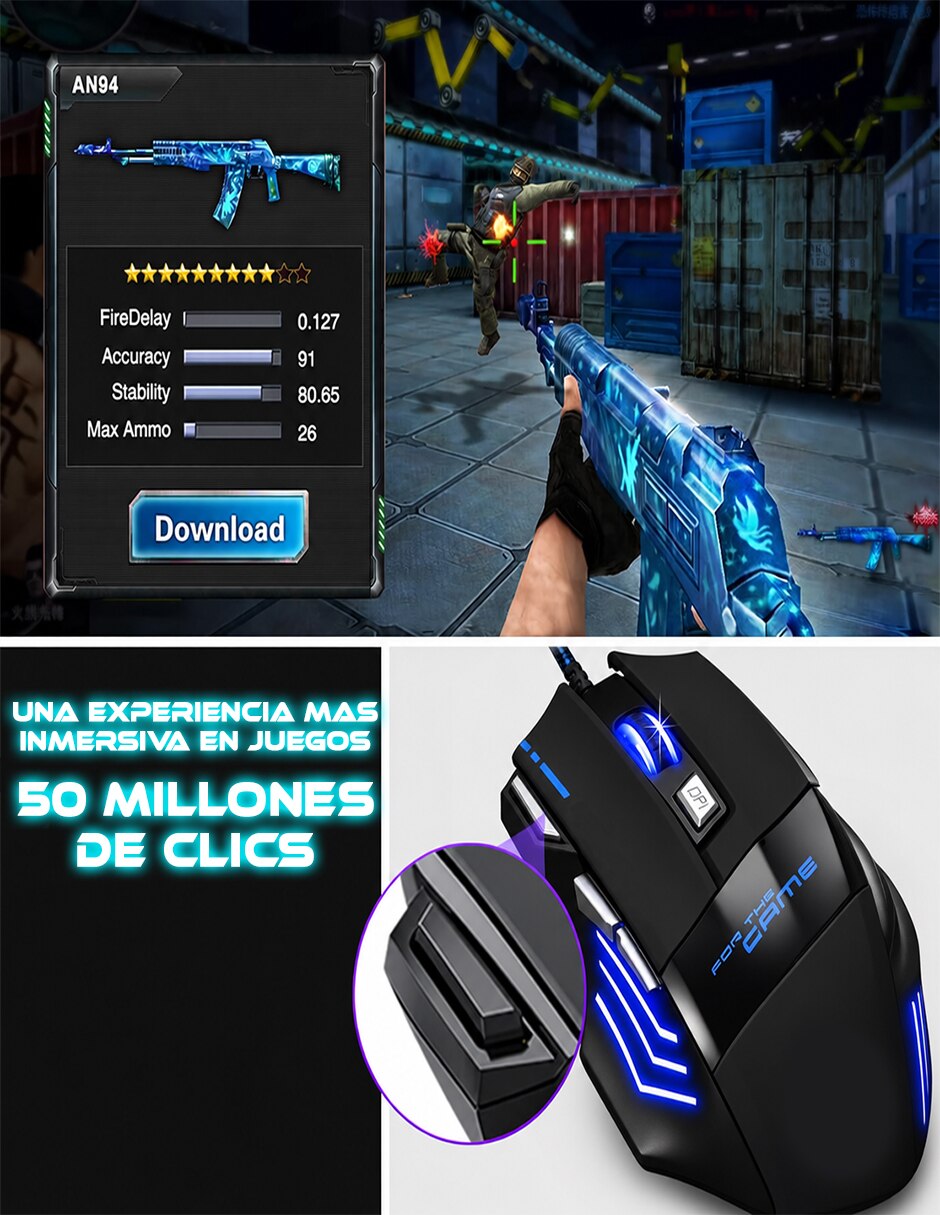Mouse gamer IT-M023RGB 3