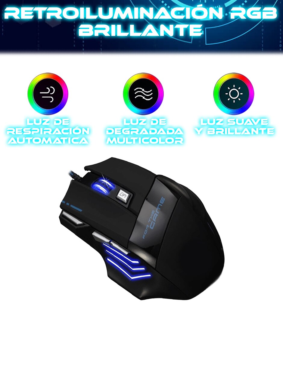 Mouse gamer IT-M023RGB 5