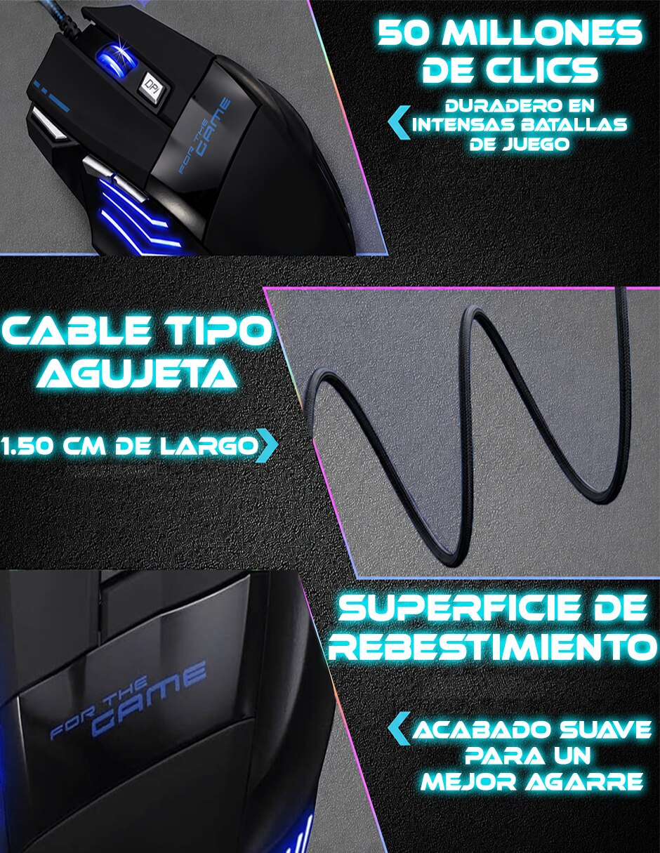 Mouse gamer IT-M023RGB 6