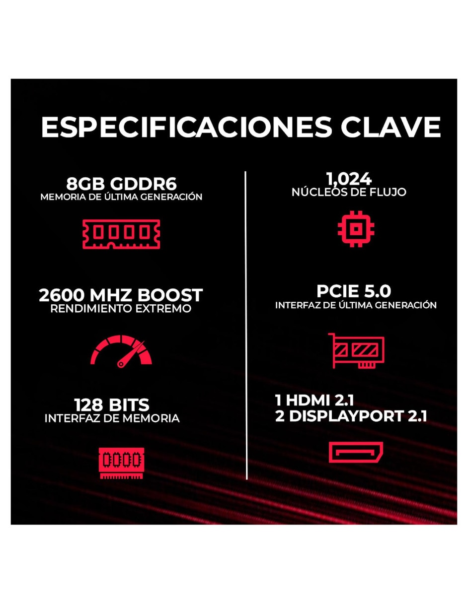 Tarjeta de video RX-95SWFT8BE 2