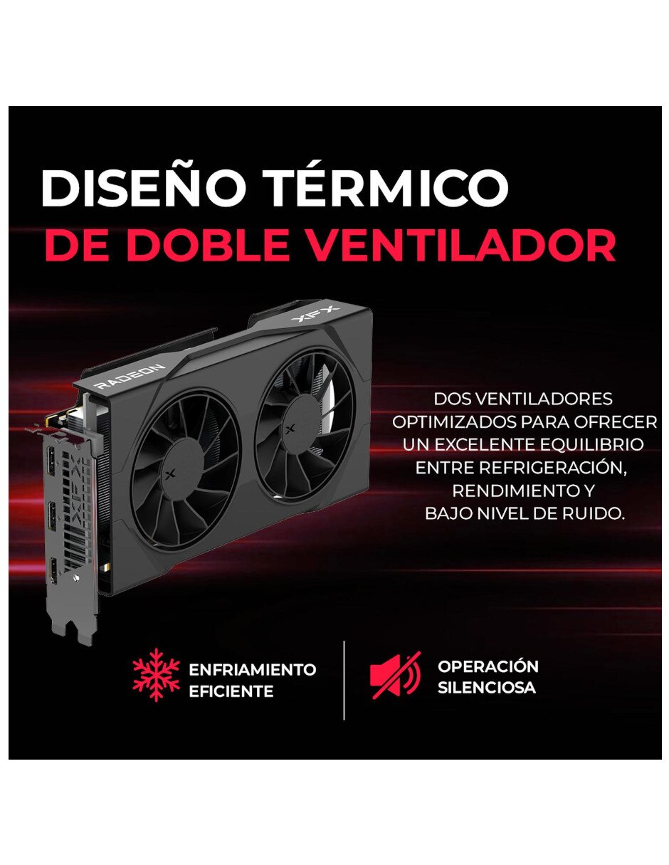 Tarjeta de video RX-95SWFT8BE 4