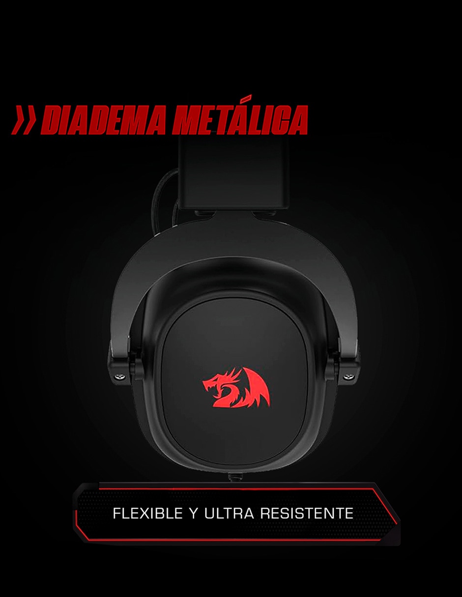 Audífonos gamer Alámbrica H510-LIT 2
