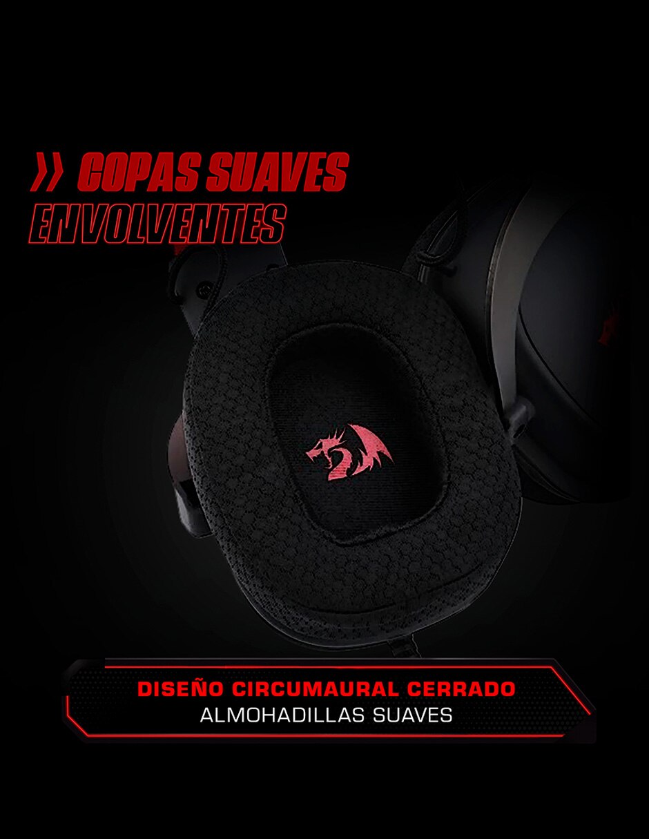 Audífonos gamer Alámbrica H510-LIT 5