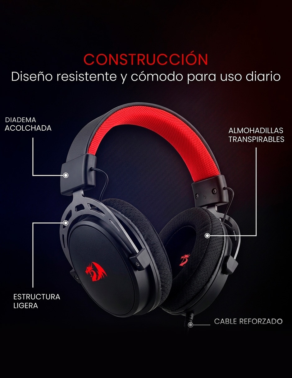 Audífonos gamer Alámbrica H541 4