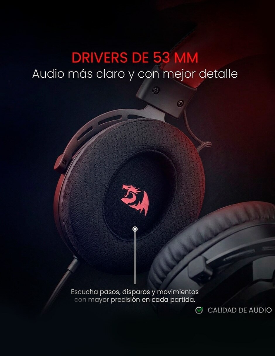 Audífonos gamer Alámbrica H541 5