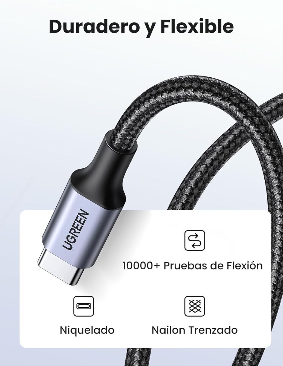 Cable C USB C a tipo USB C de 2 m 6