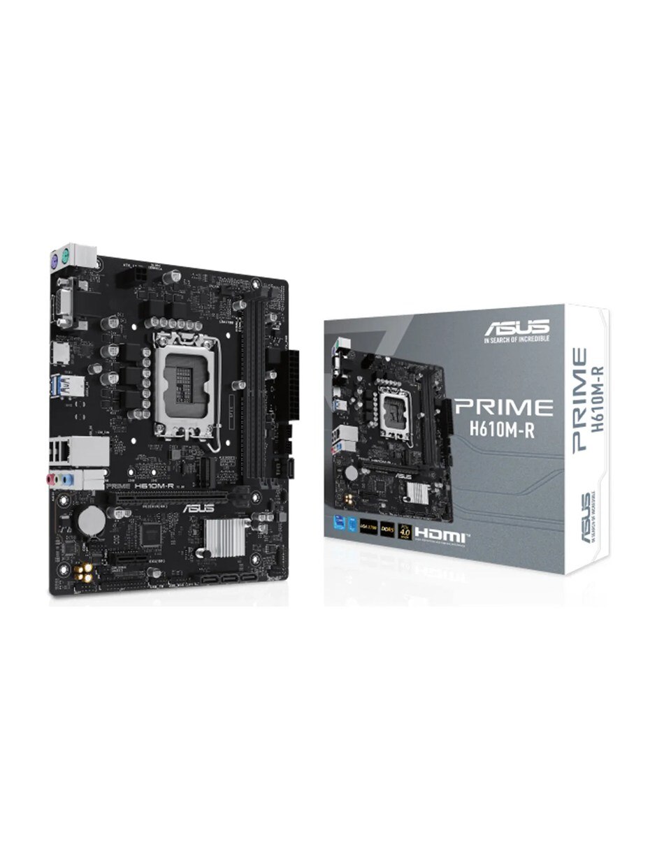 Tarjeta madre PRIME H610M-R compatible con procesador Intel 2