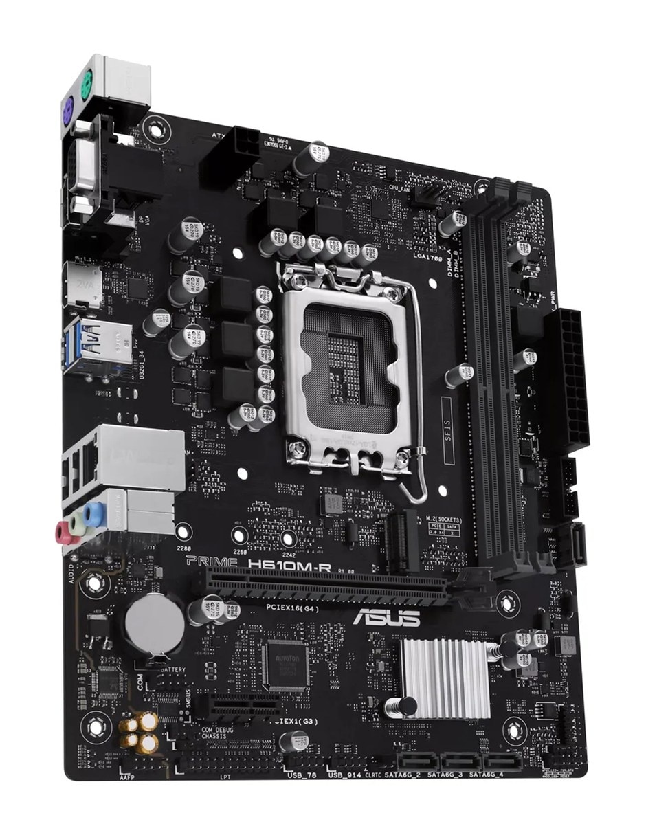 Tarjeta madre PRIME H610M-R compatible con procesador Intel 5