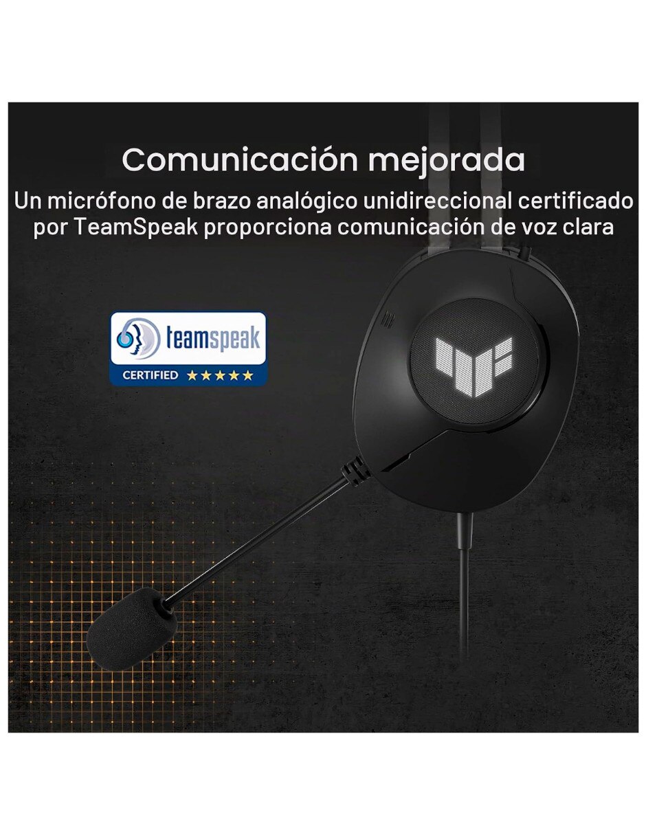 Audífonos gamer Alámbrica A302 TUF H1 GEN II HEA No aplica 6
