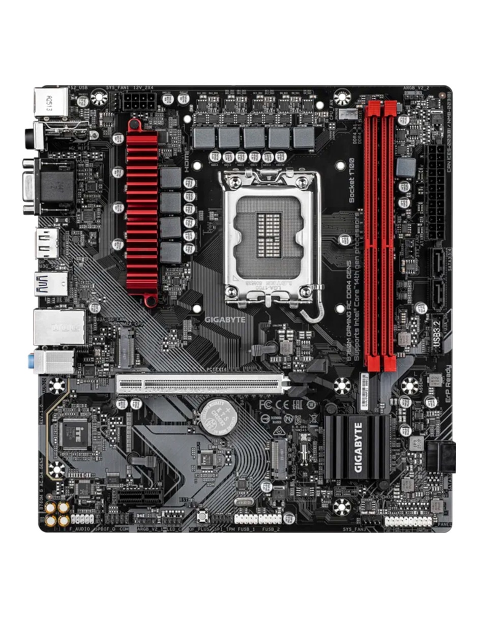 Tarjeta madre B760M Gaming AC DDR4 G compatible con procesador Intel 2