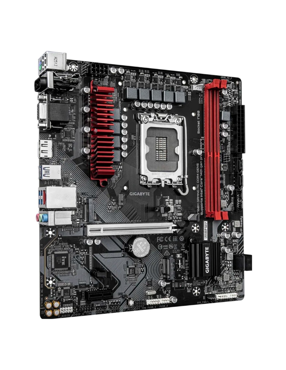 Tarjeta madre B760M Gaming AC DDR4 G compatible con procesador Intel 4