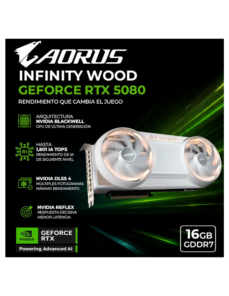 Tarjeta de video GV-N5080AORUSIF WD-16G 6