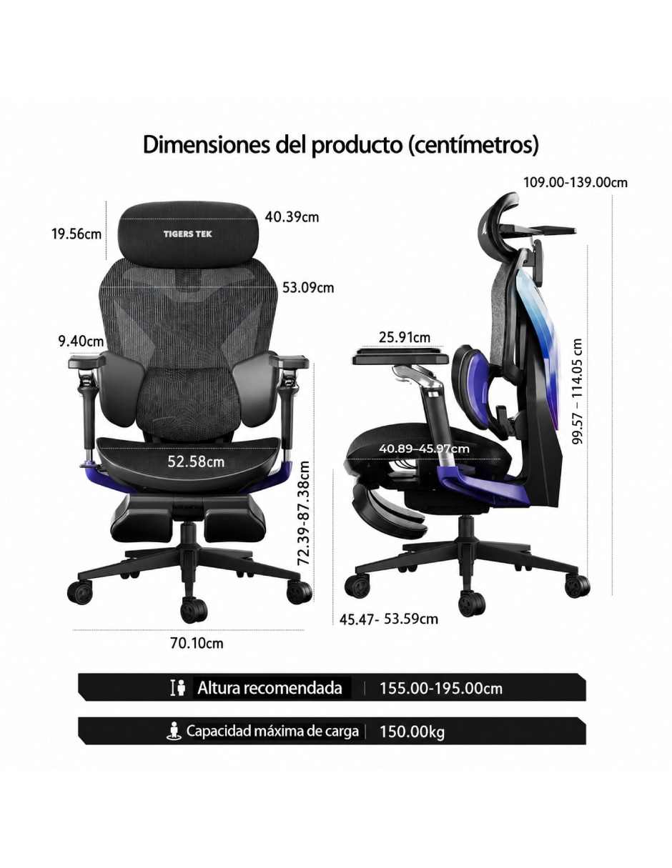 Silla gamer X1 de Mezcla de materiales 3