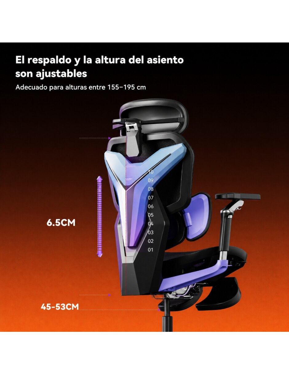 Silla gamer X1 de Mezcla de materiales 8