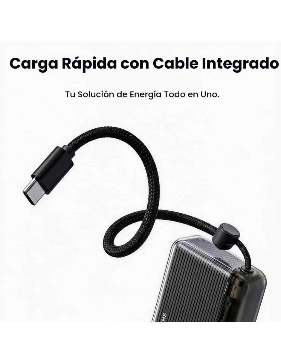 Batería portátil 10000 mah 5