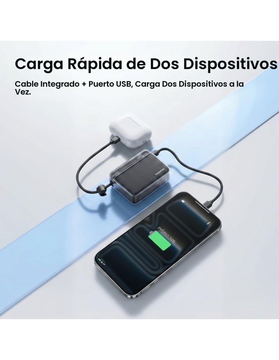 Batería portátil 10000 mah 6