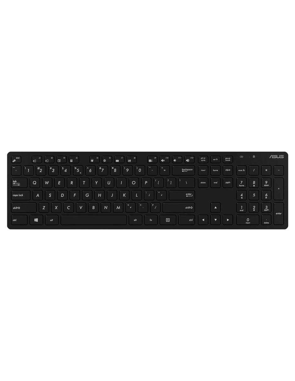 Mouse y teclado 90XB0430-BKM3M0 3