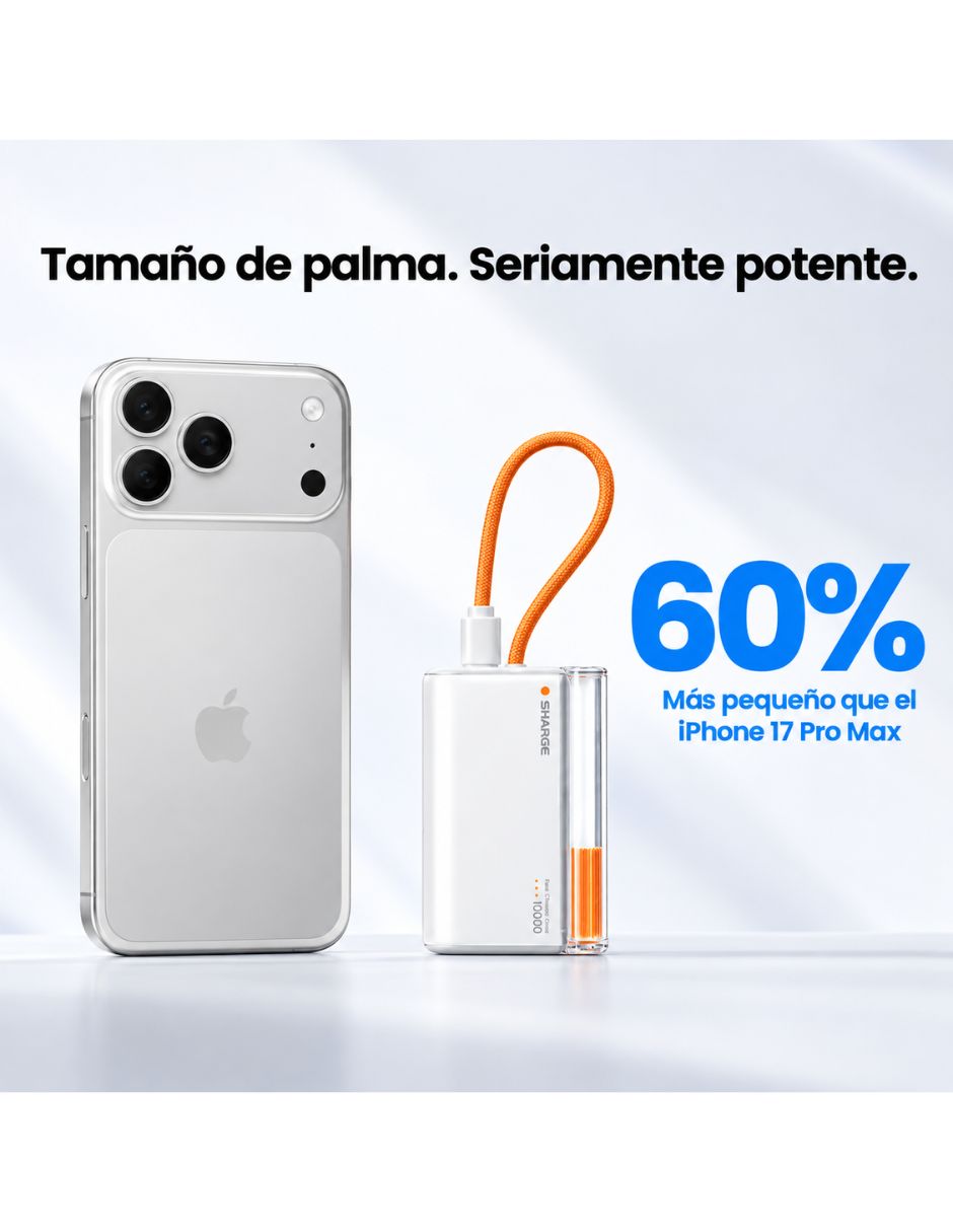 Batería portátil 10000 mAh 4