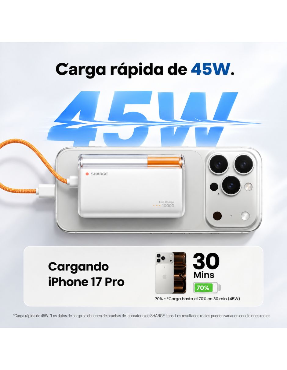 Batería portátil 10000 mAh 7
