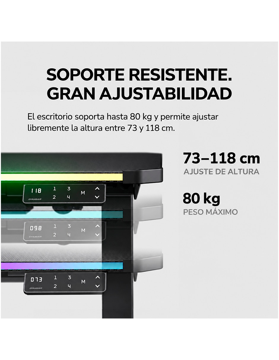 Escritorio eléctrico elevable de Mezcla de materiales 10