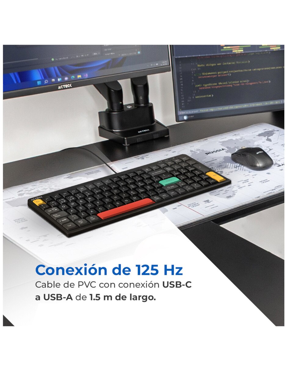 Teclado Alámbrica AC-945882 6